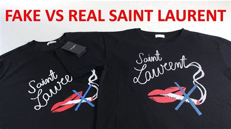 fake saint laurent clothes|real vs fake st laurent.